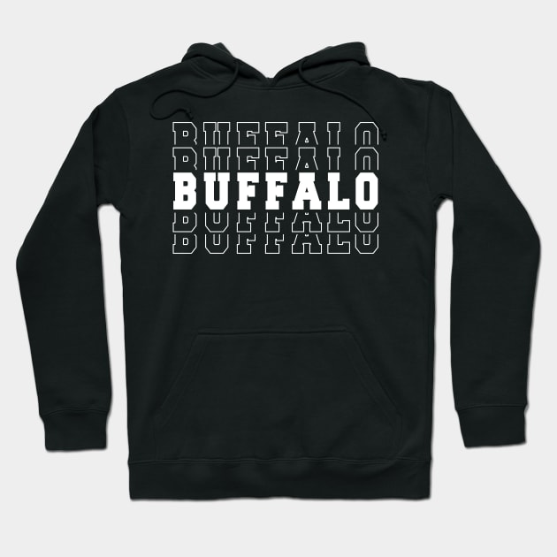 Buffalo city New York Buffalo NY Hoodie by TeeLogic